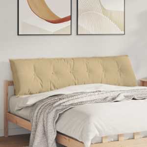 Polštář na záda Šedozelená 180 x 50 cm Žebrovaná látka - obrázek 1