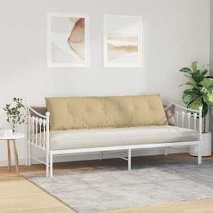 Polštář na záda Šedozelená 180 x 50 cm Žebrovaná látka - obrázek 4
