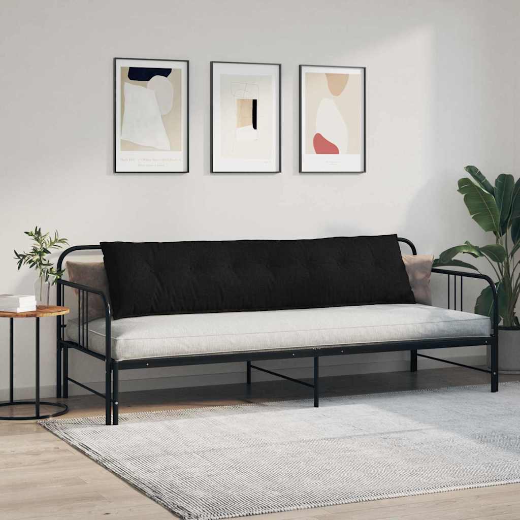 Rugkussen Zwart 200 x 19 x 50 cm Stof image 4