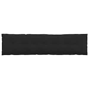 Polštář na záda Černá 200 x 19 x 50 cm textil - obrázek 6