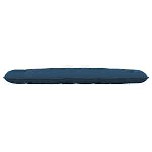 Polštář na záda Modrá 200 x 19 x 50 cm textil - obrázek 5