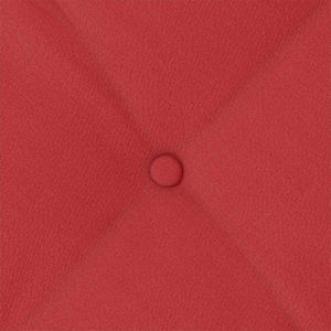 Polštář na záda Červená 200 x 19 x 50 cm textil - obrázek 8