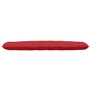 Polštář na záda Červená 200 x 19 x 50 cm textil - obrázek 5