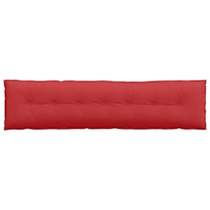 Polštář na záda Červená 200 x 19 x 50 cm textil - obrázek 6