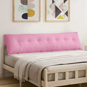 Polštář na záda Růžová 200 x 19 x 50 cm textil - obrázek 1