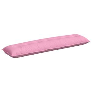 Polštář na záda Růžová 200 x 19 x 50 cm textil - obrázek 2