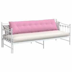 Polštář na záda Růžová 200 x 19 x 50 cm textil - obrázek 3