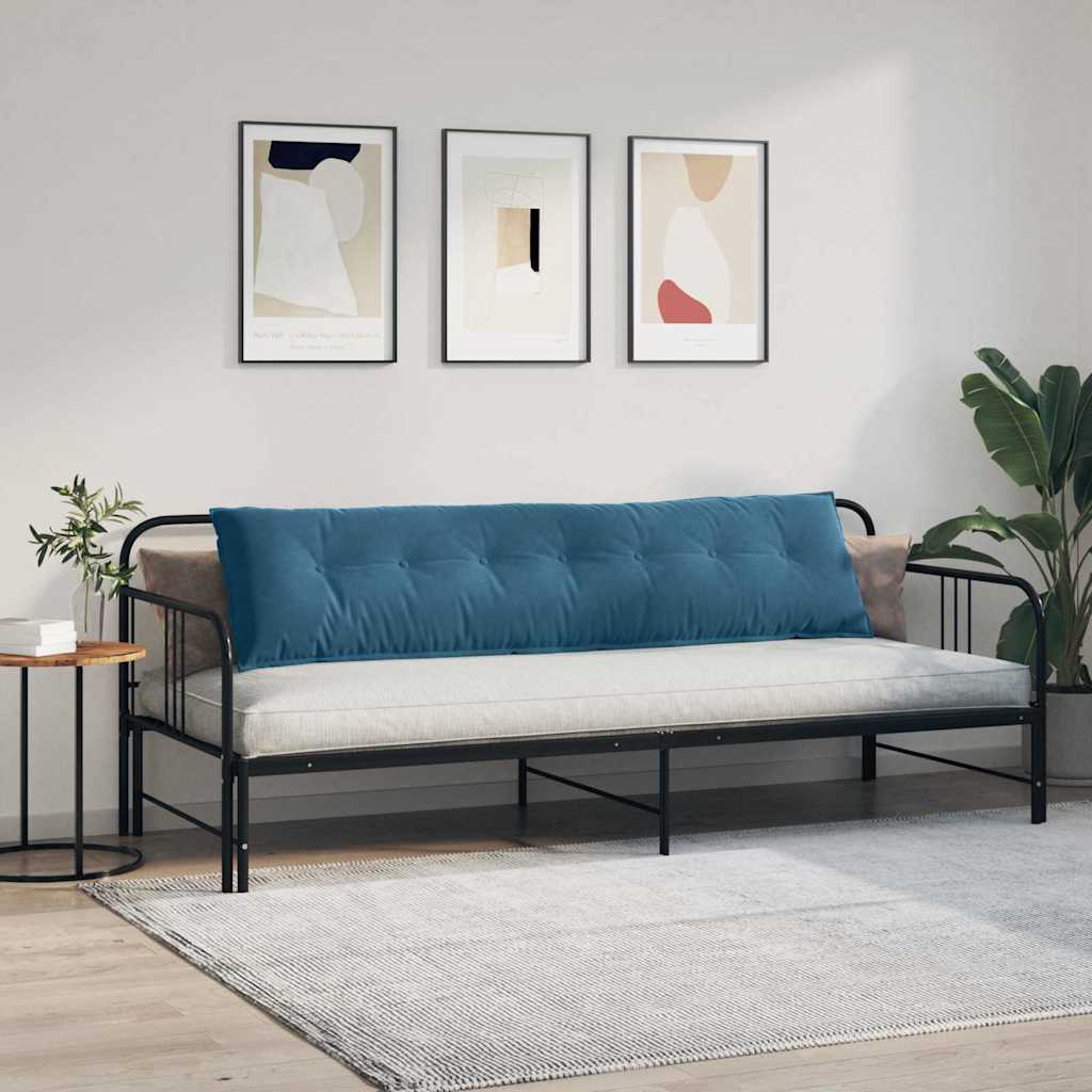 Rugkussen Blauw 200 x 50 cm Cordstof image 4