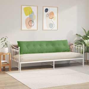 Polštář na záda Světlá zelená 200 x 50 cm Žebrovaná látka - obrázek 4