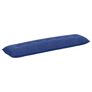 Polštář na záda Policová modrá 200 x 50 cm Žebrovaná látka - obrázek 2