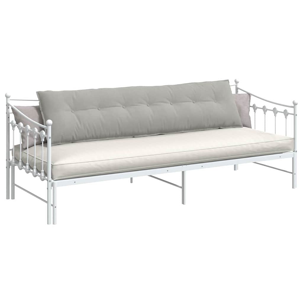 Rugkussen Lichtgrijs 200 x 50 cm Microvezel Stof image 3