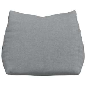 Polštář na záda Světle šedá 45 x 20 x 35 cm textil - obrázek 6