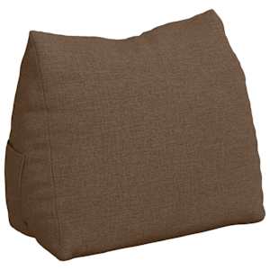 Polštář na záda Hnědá 45 x 20 x 35 cm textil - obrázek 2