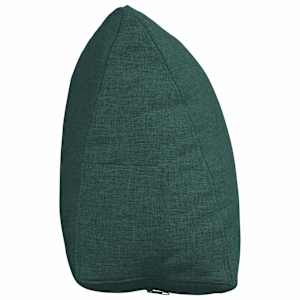 Polštář na záda Tmavě zelená 45 x 20 x 35 cm textil - obrázek 7