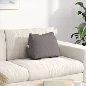 Polštář na záda Taupe 45 x 20 x 35 cm textil - obrázek 1
