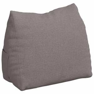 vidaXL Seljatugi padi Pruunikashall 45 x 20 x 35 cm kangas