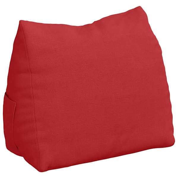 vidaXL Seljatugi padi Punane 45 x 20 x 35 cm kangas