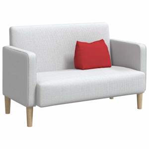 Polštář na záda Červená 45 x 20 x 35 cm textil - obrázek 3