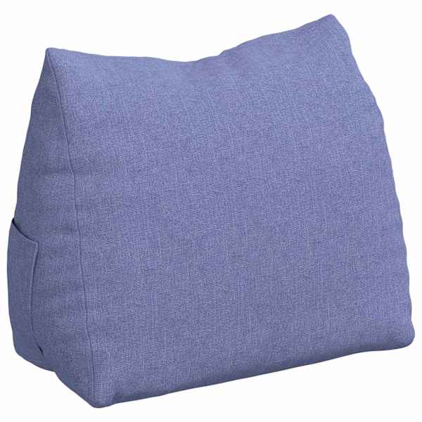 vidaXL Seljatugi padi Jeans sinine 45 x 20 x 35 cm kangas
