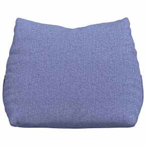 Polštář na záda Modrá džínovina 45 x 20 x 35 cm textil - obrázek 6