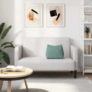 Polštář na záda Mořská zelená 45 x 20 x 35 cm Žebrovaná látka - obrázek 4