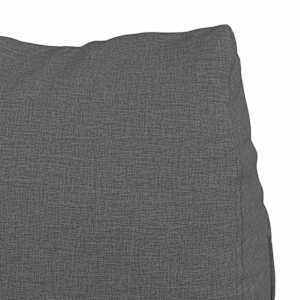 Polštář na záda Tmavě šedá 60 x 20 x 50 cm textil - obrázek 8