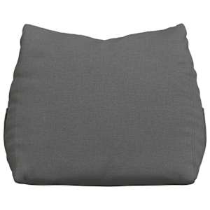 Polštář na záda Tmavě šedá 60 x 20 x 50 cm textil - obrázek 6