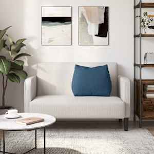 Polštář na záda Modrá 60 x 20 x 50 cm textil - obrázek 4