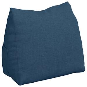 Polštář na záda Modrá 60 x 20 x 50 cm textil - obrázek 2