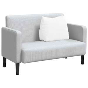 Polštář na záda Bílá 60 x 20 x 50 cm textil - obrázek 3