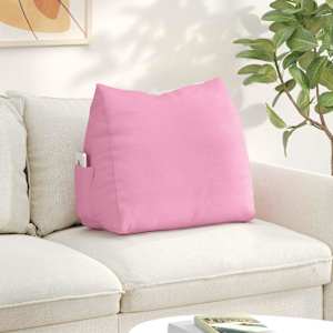 Polštář na záda Růžová 60 x 20 x 50 cm textil - obrázek 1