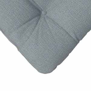 Polštáře na sedadla 4 pcs Světle šedá 40 x 40 x 12 cm textil - obrázek 9
