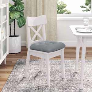 Polštáře na sedadla 4 pcs Světle šedá 40 x 40 x 12 cm textil - obrázek 4