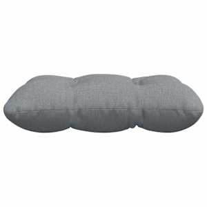 Polštáře na sedadla 4 pcs Světle šedá 40 x 40 x 12 cm textil - obrázek 6