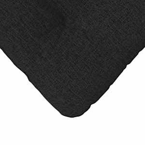 Polštáře na sedadla 4 pcs Černá 40 x 40 x 12 cm textil - obrázek 9