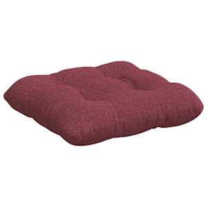 Polštáře na sedadla 4 pcs Víno Červené 40 x 40 x 12 cm textil - obrázek 5