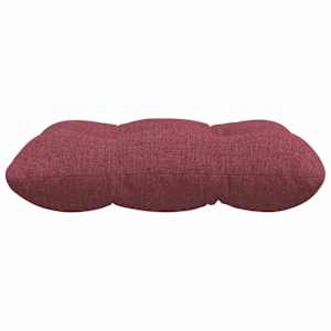 Polštáře na sedadla 4 pcs Víno Červené 40 x 40 x 12 cm textil - obrázek 6