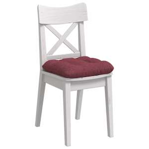 Polštáře na sedadla 4 pcs Víno Červené 40 x 40 x 12 cm textil - obrázek 3