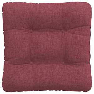 Polštáře na sedadla 4 pcs Víno Červené 40 x 40 x 12 cm textil - obrázek 7