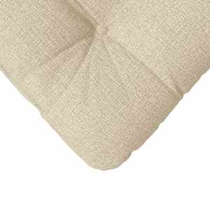 Polštáře na sedadla 4 pcs Krémová 40 x 40 x 12 cm textil - obrázek 9