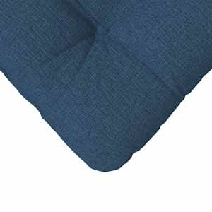 Polštáře na sedadla 4 pcs Modrá 40 x 40 x 12 cm textil - obrázek 9