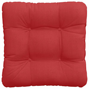 Polštáře na sedadla 4 pcs Červená 40 x 40 x 12 cm textil - obrázek 7