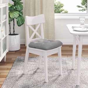 Polštáře na sedadla 4 pcs Oblačno šedá 40 x 40 x 12 cm textil - obrázek 4