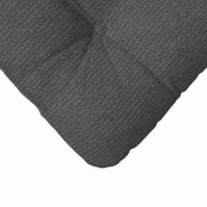 Polštáře na sedadla 4 pcs Tmavě šedá 40 x 40 cm Žebrovaná látka - obrázek 9