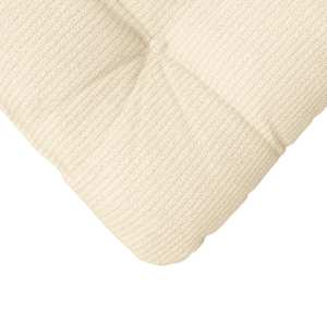 Polštáře na sedadla 4 pcs Krémová 40 x 40 cm Žebrovaná látka - obrázek 9