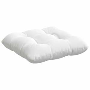 Polštáře na sedadla 4 pcs Bílá 45 x 45 x 12 cm textil - obrázek 5