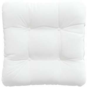 Polštáře na sedadla 4 pcs Bílá 45 x 45 x 12 cm textil - obrázek 7
