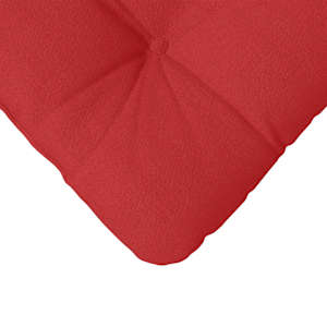 Polštáře na sedadla 4 pcs Červená 45 x 45 x 12 cm textil - obrázek 9