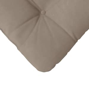 Polštáře na sedadla 4 pcs Taupe 45 x 45 cm Mikrovlákno - obrázek 9