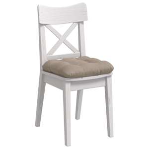 Polštáře na sedadla 4 pcs Taupe 45 x 45 cm Mikrovlákno - obrázek 3